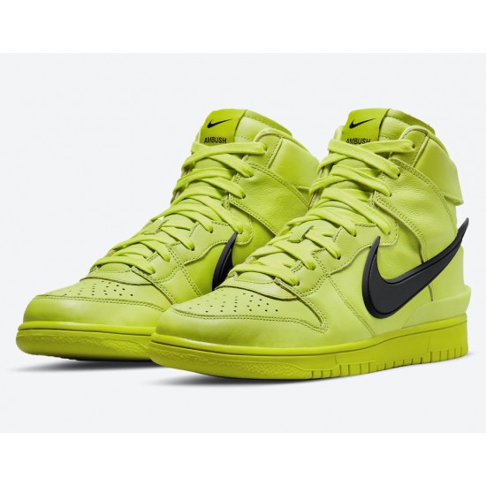 AMBUSH X DUNK HIGH 'FLASH LIME' CU7544-300