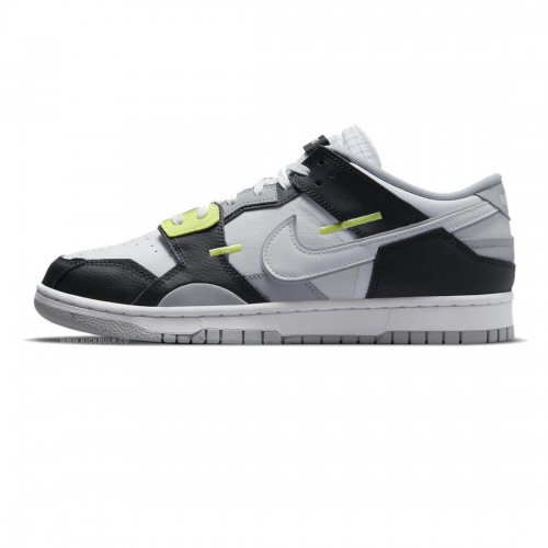 NIKE DUNK SCRAP 'WOLF GREY LIGHT LEMON TWIST' DC9723-001