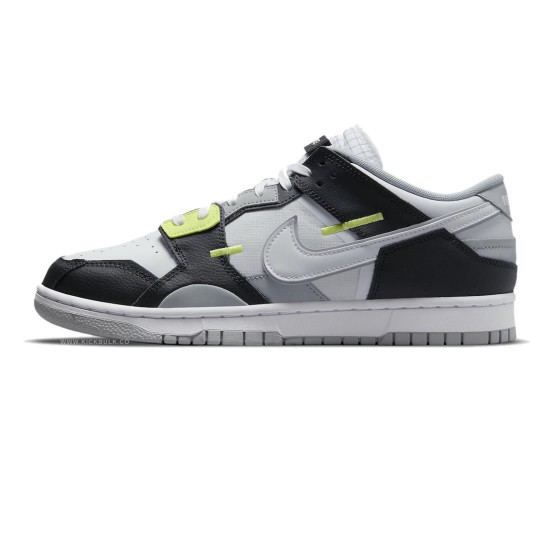 NIKE DUNK SCRAP 'WOLF GREY LIGHT LEMON TWIST' DC9723-001