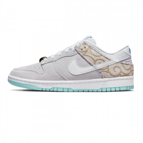 NIKE DUNK LOW RETRO SE 'BARBER SHOP-GREY' 2022 DH7614-500