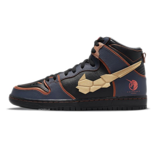 Gundam x Nike SB Dunk High 'Banshee' DH7717-400