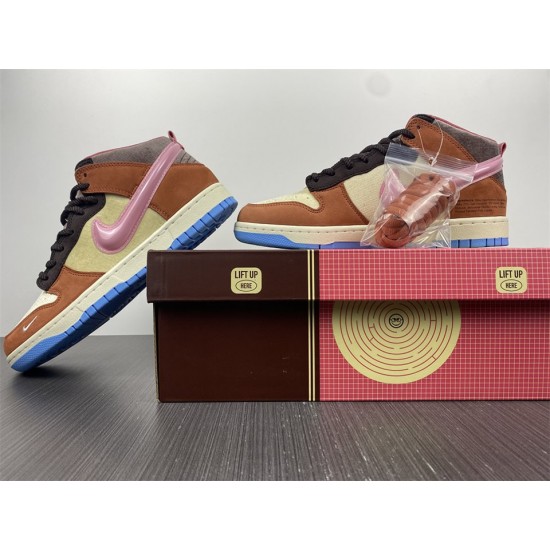 Social Status x Nike Dunk Mid 'Chocolate Milk' DJ1173-700