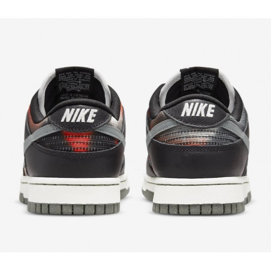 NIKE DUNK LOW 'GRAFFITI PACK - BLACK RED' 2022 DM0108-001