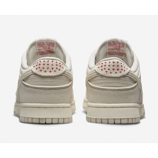 NIKE DUNK LOW 'SASHIKO - LIGHT OREWOOD BROWN' 2023 DV0834-100