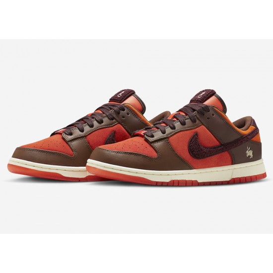 NIKE DUNK LOW 'YEAR OF THE RABBIT - BROWN ORANGE' 2023 FD4203-661