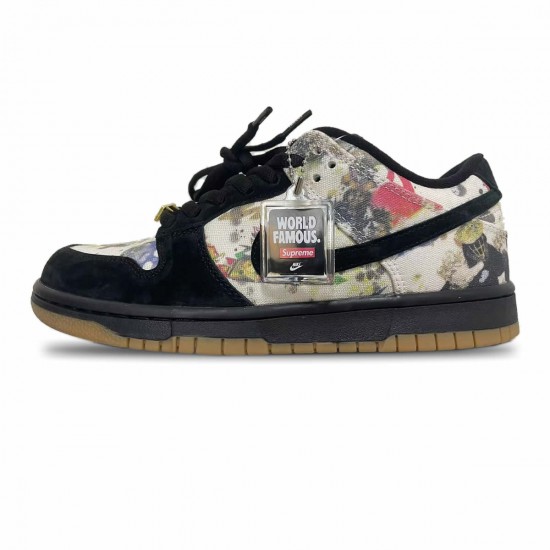 SUPREME X DUNK LOW SB 'RAMMELLZEE' 2023 FD8778-001