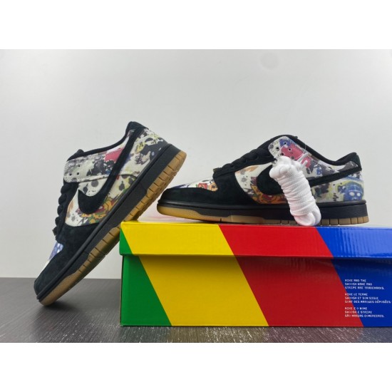 SUPREME X DUNK LOW SB 'RAMMELLZEE' 2023 FD8778-001