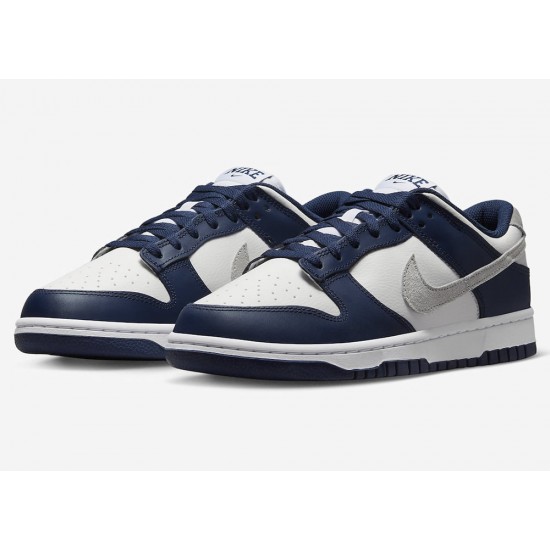 NIKE DUNK LOW 'MIDNIGHT NAVY SMOKE GREY' 2023 FD9749-400