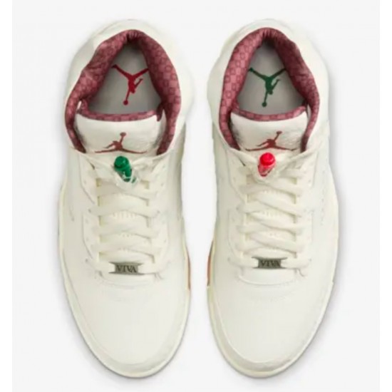 Air Jordan 5 Retro 'El Grito - Sail' 2024 HF8833-100 Air Jordan 5 Retro 'El Grito - Sail' 2024 HF8833-100