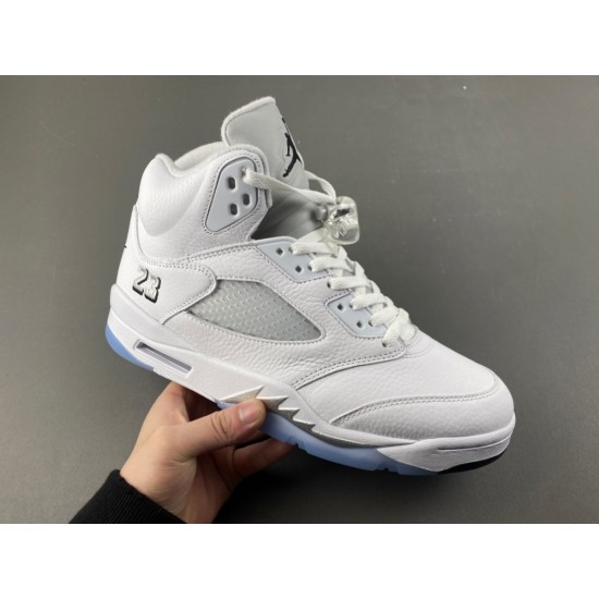 Air Jordan 5 Retro 'White Metallic' 2026 HQ7978-103