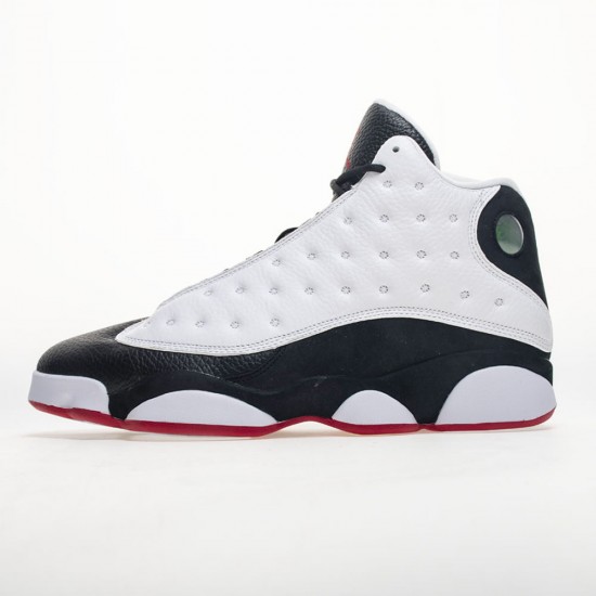 AIR JORDAN 13 'HE GOT GAME' 2018 BLACK & WHITE OUTFIT 414571-104