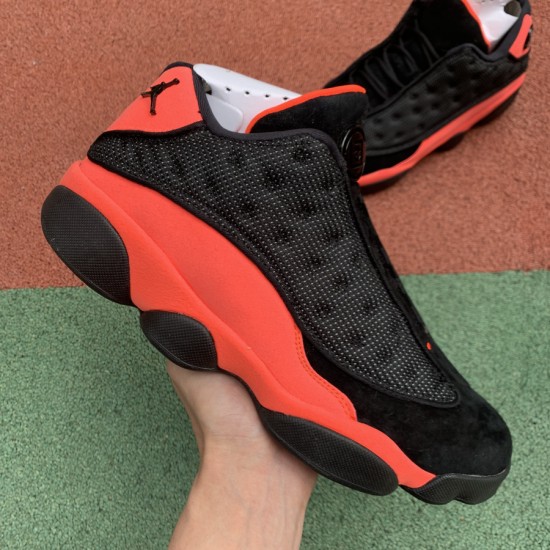 Nike CLOT X AIR JORDAN 13 LOW 'INFRA-BRED' GS MENS SHOES AT3102-006