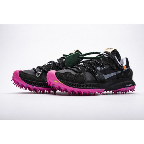 OFF-WHITE X NIKE ZOOM TERRA KIGER 5 BLACK/PINK 'ATHLETE IN PROGRESS' CD8179-001