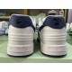 OFF-WHITE White & Navy Blue Out Of Office low Sneakers