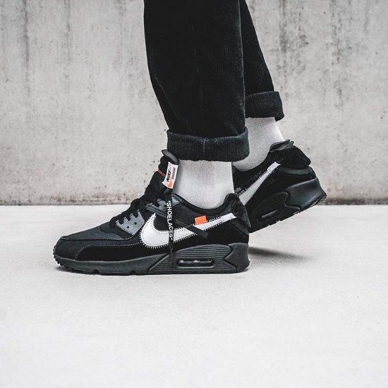 Off-White X Nike Air Max 90 Black AA7293-001