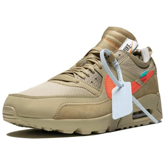 Off-White X Nike Air Max 90 Desert Ore AA7293-200