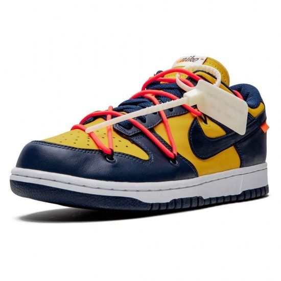 OFF-WHITE X Nike Dunk Low 'University Gold' CT0856-700