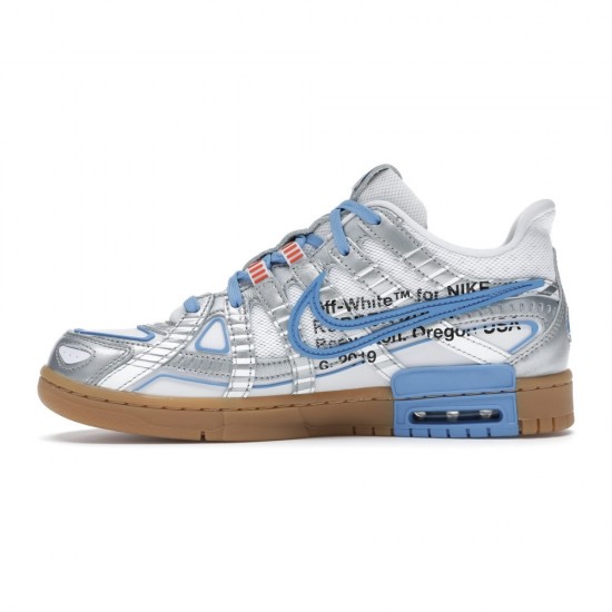 OFF-WHITE X NIKE AIR RUBBER DUNK ,UNIVERSITY BLUE, RELEASE DATE CU6015-100