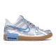 OFF-WHITE X NIKE AIR RUBBER DUNK ,UNIVERSITY BLUE, RELEASE DATE CU6015-100