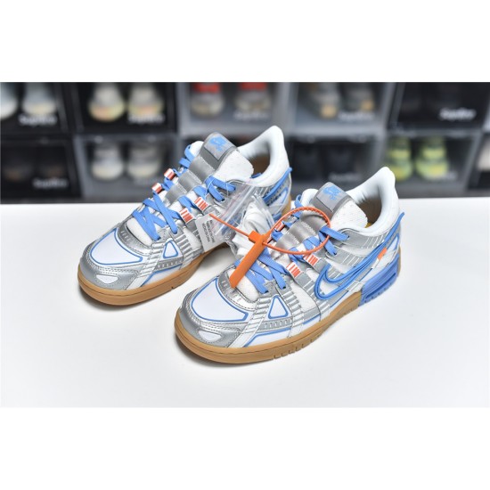 OFF-WHITE X NIKE AIR RUBBER DUNK ,UNIVERSITY BLUE, RELEASE DATE CU6015-100