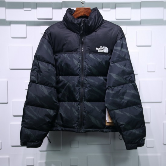 The North Face Zebra Logo Pattern down jacket The North Face Zebra Logo Pattern down jacket
