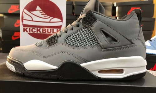 Air Jordan 4 Retro Cool Grey 308497-007 Kickbulk Sneaker Camera photos