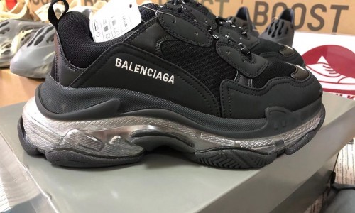 Balenciaga Triple S Dark Grey Kickbulk sneaker shoes camera photos