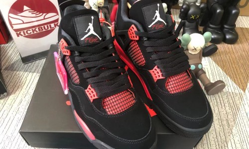 AIR JORDAN 4 RETRO 'RED THUNDER' CT8527-016 Kickbulk Sneaker shoes Quality Control QC pictures