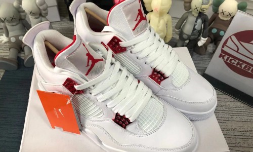 Air Jordan 4 Retro 'Metallic Red' CT8527-112 Kickbulk Sneaker Camera Photos