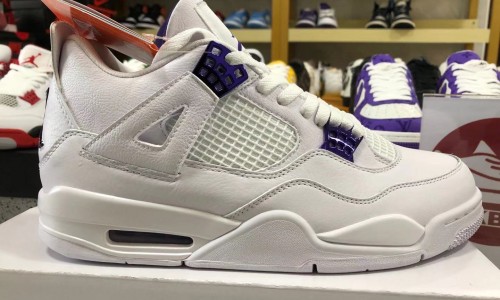 Air Jordan 4 Retro 'Metallic Purple' CT8527-115 Kickbulk Sneaker camera photos