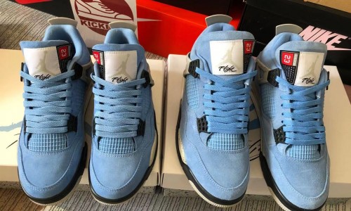 Air Jordan 4 University Blue CT8527-400 Kickbulk Sneaker Camera  quality control pictures