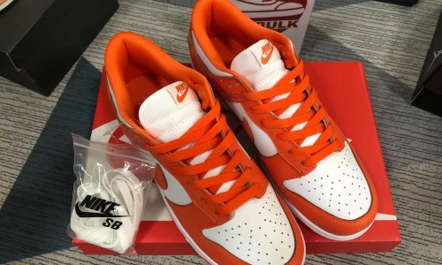 Nike Dunk Low Syracuse SB CU1726-101 white/Orange Blaze Kickbulk Sneaker Camera photos