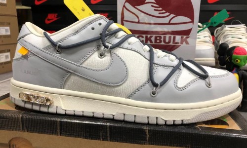 OFF-WHITE X NIKE DUNK LOW 'LOT 41 OF 50' DM1602-105 Kickbulk Sneaker Camera photos