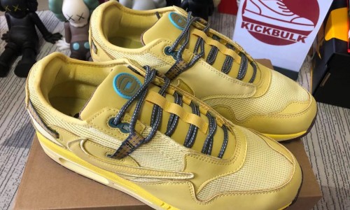 Travis Scott x Nike Air Max 1 Saturn Gold DO9392-700 2021 Kickbulk Sneaker Camera Photos reddit customer reviews