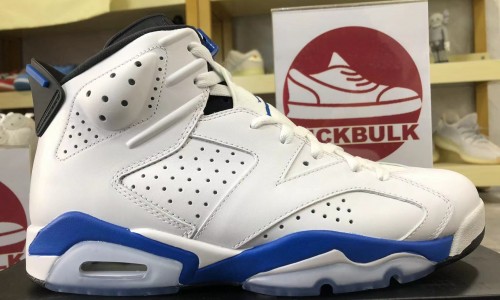 AIR JORDAN 6 RETRO 'SPORT BLUE' 2014 384664-107 Kickbulk Sneaker shoes reviews Camera photos