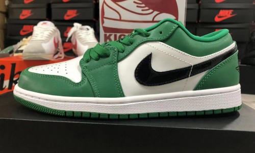 Air Jordan 1 Low Pine Green 553558-301 Kickbulk sneaker camera photos