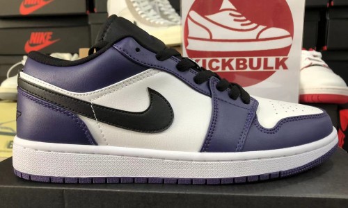 Air Jordan 1 Low 'Court Purple' 553558-500 Kickbulk sneaker camera photos