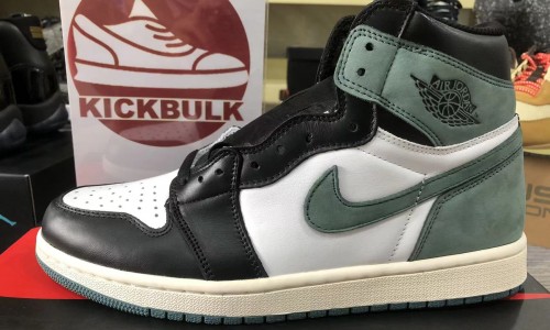 Air Jordan 1 OG Retro High Clay Green 555088-135 Kickbulk Sneaker Camera photos reviews