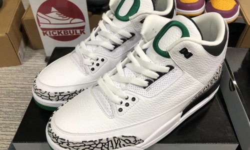 AIR JORDAN 3 RETRO 'OREGON PIT CREW' 594282-233 Kickbulk Sneaker shoes reviews Camera photos