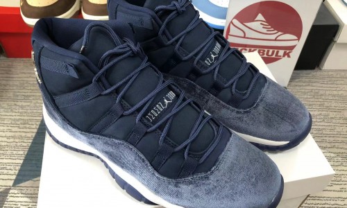 AIR JORDAN 11 RETRO 'NAVY VELVET' WMNS 2022 AR0715-441 Kickbulk Sneaker Camera photos