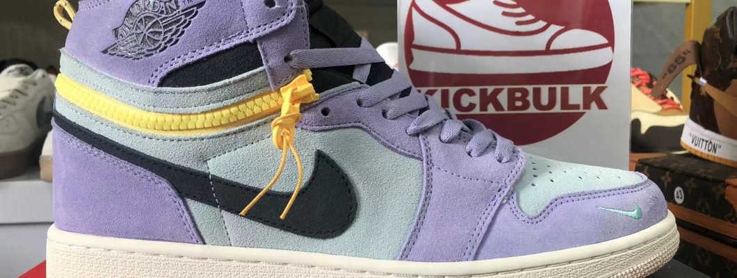 Air Jordan 1 High Switch 'PURPLE PULSE' CW6576-500 Kickbulk Sneaker Camera photos reviews