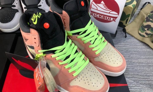 AIR JORDAN 1 HIGH SWITCH 'PINK VOLT' CW6576-800 Kickbulk Sneaker Camera photos