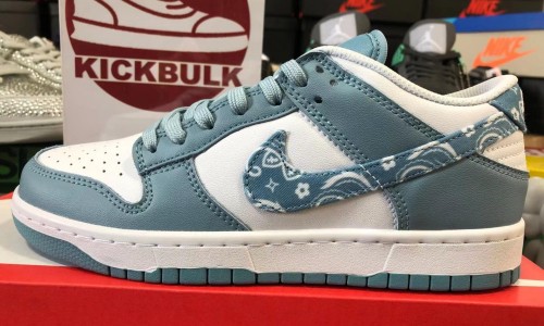 Nike Dunk Low 'Blue Paisley' DH4401-101 Kickbulk Sneaker Camera photos