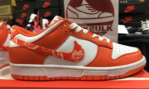 NIKE DUNK LOW 'ORANGE PAISLEY' WMNS 2022 DH4401-103 Kickbulk Sneaker Camera Photos