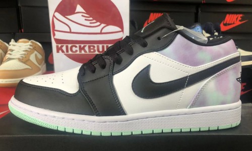 Air Jordan 1 Low 'Tie-Dye' 2022 DM1199-100 Kickbulk Sneaker Camera photos