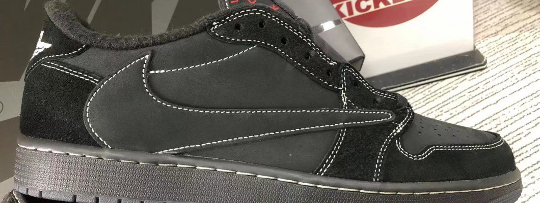 TRAVIS SCOTT X AIR JORDAN 1 LOW OG SP 'BLACK PHANTOM' 2022 DM7866-001 Kickbulk Sneaker shoes reviews Camera photos