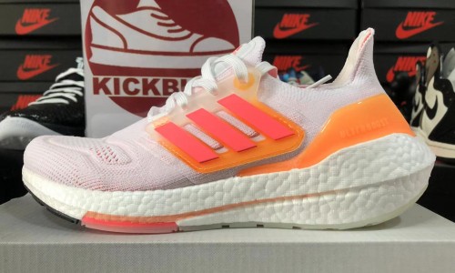 Adidas ULTRABOOST WMNS 'WHITE FLASH ORANGE' 2022 GX5595 Kickbulk Sneaker Camera photos