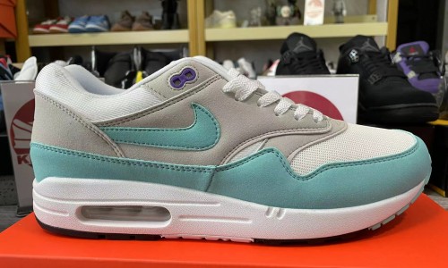 Nike AIR MAX 1 OG ANNIVERSARY 'AQUA' 908375-105 Kickbulk Sneaker Camera photos revewis