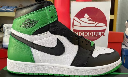 AIR JORDAN 1 RETRO HIGH OG 'LUCKY GREEN' 2023 DZ5485-031 Kickbulk Sneaker shoes reviews Camera photos