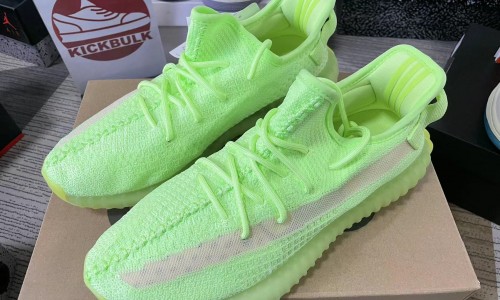 Yeezy Boost 350 V2 'Glow In The Dark' Green EG5293 Kickbulk Sneaker shoes reviews